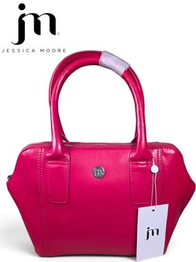 Jessica Moore JM Structured Bowler Satchel NWT! (Retail $99)